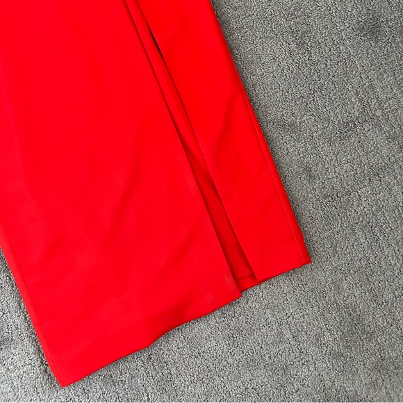 Lovers + Friends Red Front Slit Cutout Side Maxi Dress - Picture 2 of 9